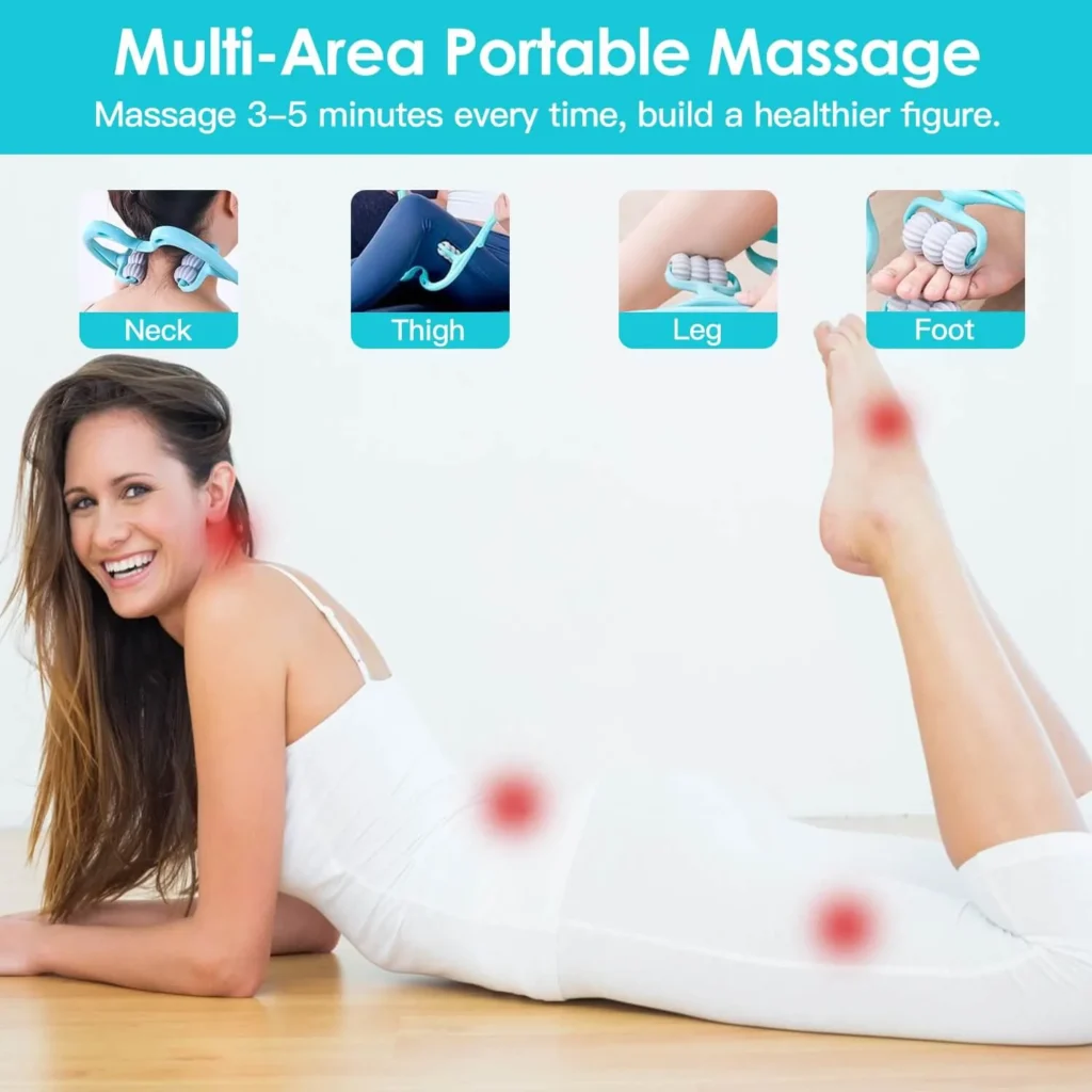 6-Ball Ergonomic Neck Roller Massager